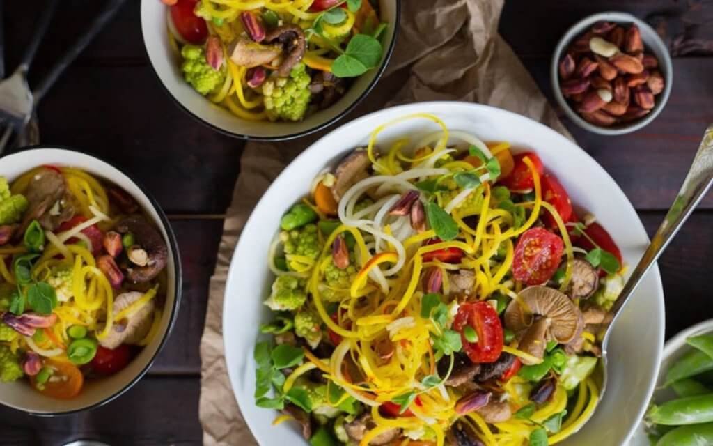 Spring Is Coming With Vegan Veggie Noodle Recipes