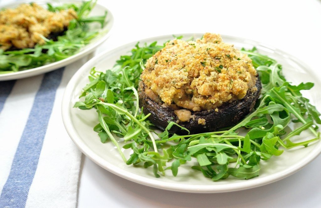 TRY THESE ABSOLUTELY FABULOUS CANNELLINI STUFFED PORTABELLAS