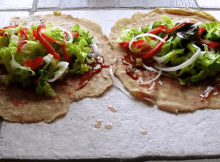 (video)Vegan Flax Bread Wrap Recipe