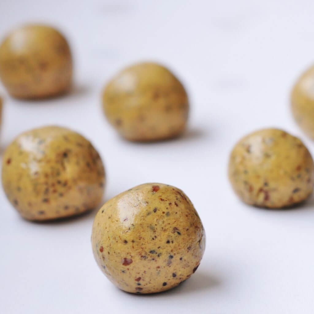 Chia Peanut Butter Protein Balls